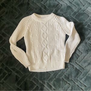 Vintage childrens cable knit sweater